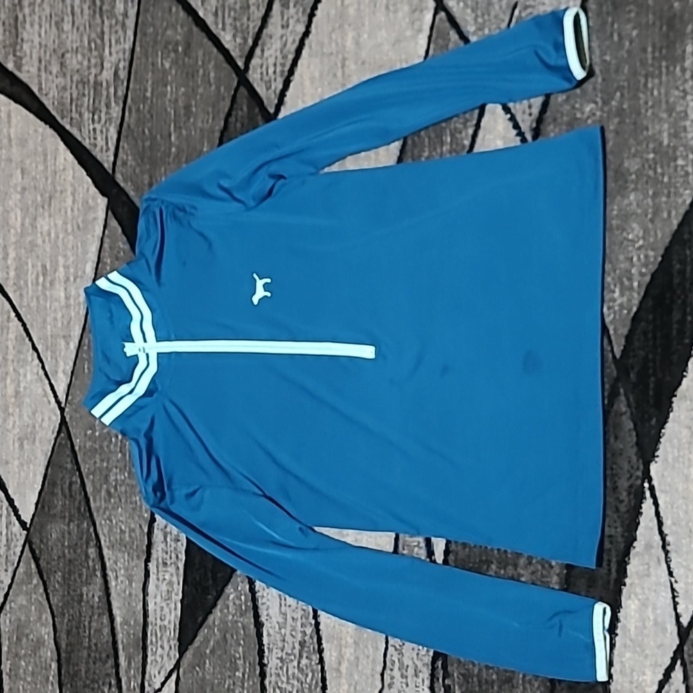 VS PINK 2015 ULTIMATE HALF-ZIP DOG LOGO LONG-SLEEVE SHIRT JACKET